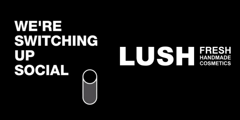 We’re switching up social with the LUSH Fresh Handmade Cosmetics logo.