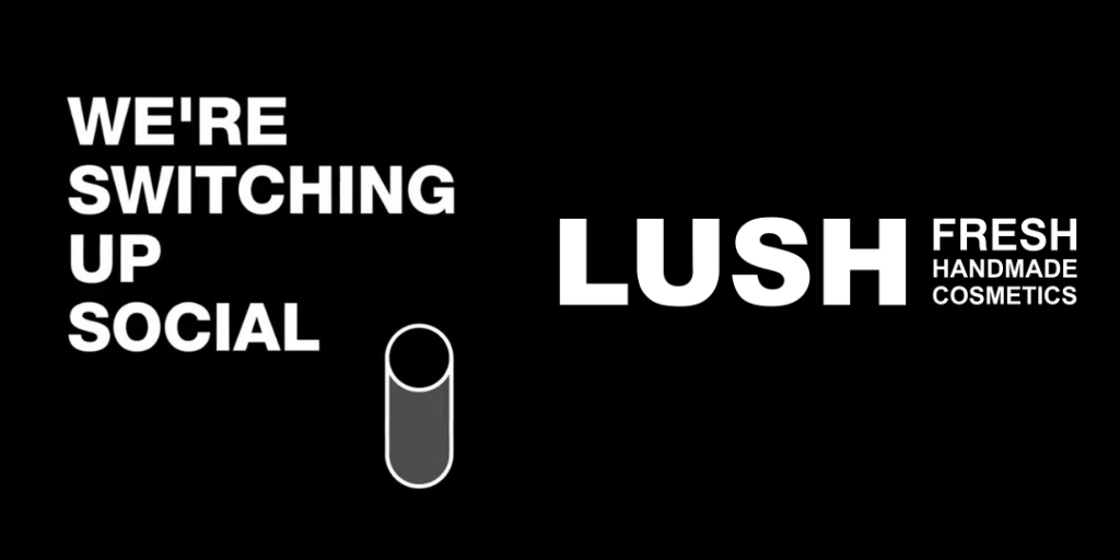 We’re switching up social with the LUSH Fresh Handmade Cosmetics logo.