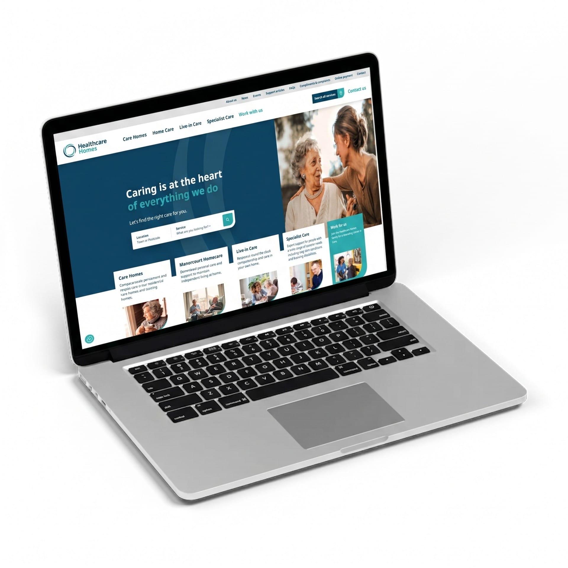 Healthcare Homes Website